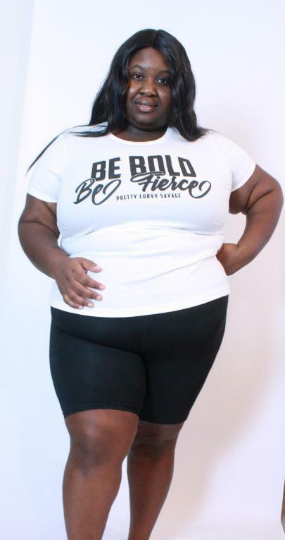 Black Be Bold Biker Shorts
